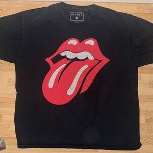 VINTAGE ROLLING STONES TONGUE 2019 CONCERT TOUR T-SHIRT - SIZE XL - TWO SIDED